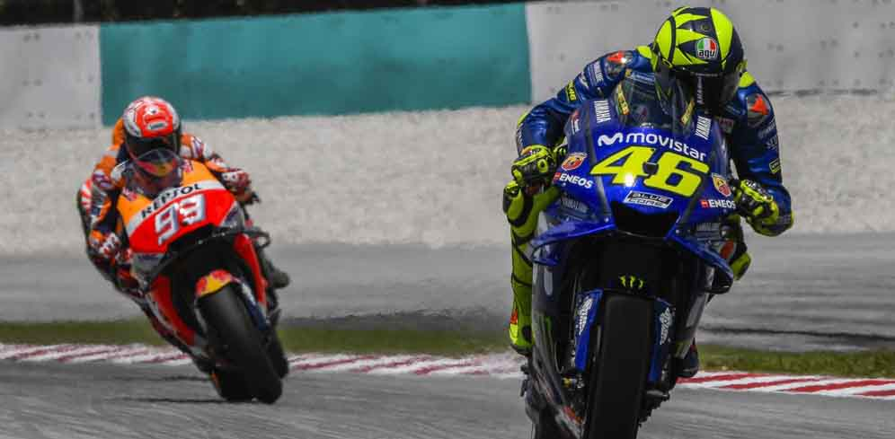 Rossi Jatuh Di Sepang Bikin Marquez Kecewa